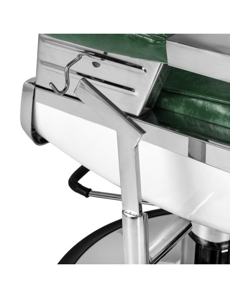 Poltrona da parrucchiere Gabianno Royal X verde