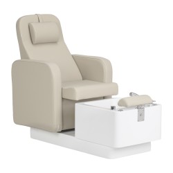 Poltrona da salone SPA per pedicure Sillon Elysia crema