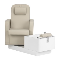 Poltrona da salone SPA per pedicure Sillon Elysia crema 2