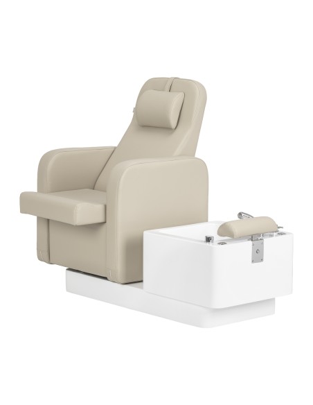 Poltrona da salone SPA per pedicure Sillon Elysia crema