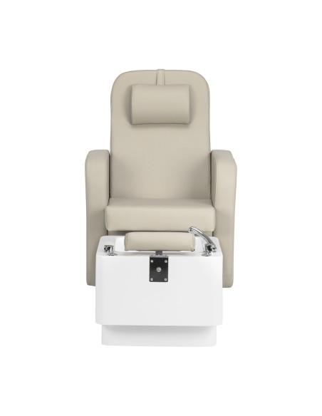 Poltrona da salone SPA per pedicure Sillon Elysia crema