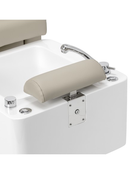 Poltrona da salone SPA per pedicure Sillon Elysia crema