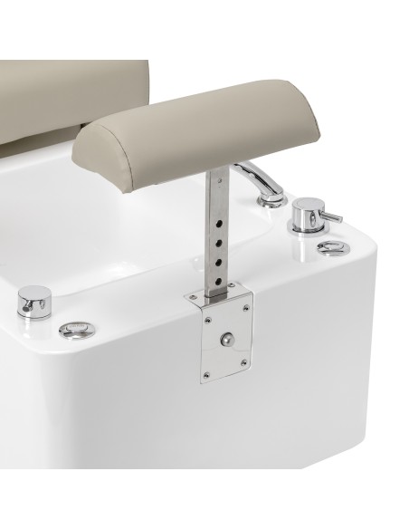 Poltrona da salone SPA per pedicure Sillon Elysia crema