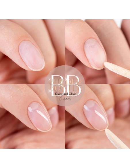 Gel Soak Off Builder Bottle Cream Diamond Clear 10ml