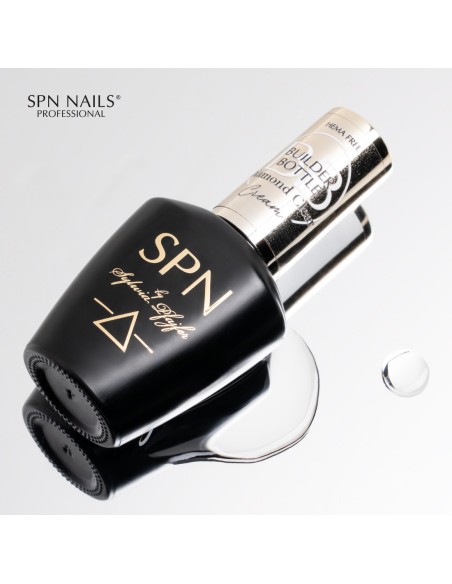 Gel Soak Off Builder Bottle Cream Diamond Clear 10ml