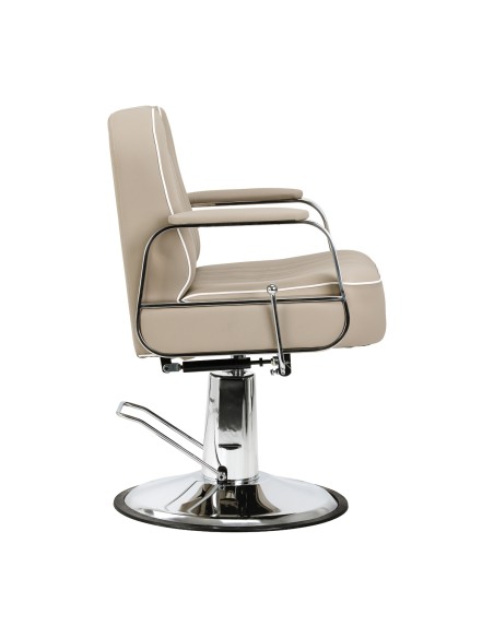 Poltrona da barbiere Gabbiano Rufo beige