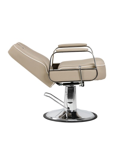 Poltrona da barbiere Gabbiano Rufo beige