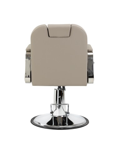 Poltrona da barbiere Gabbiano Rufo beige