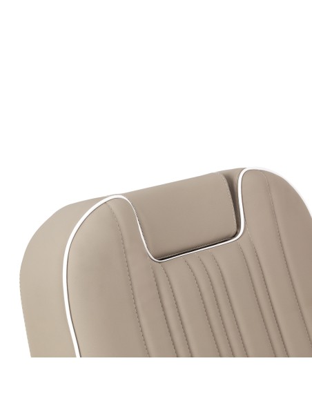 Poltrona da barbiere Gabbiano Rufo beige