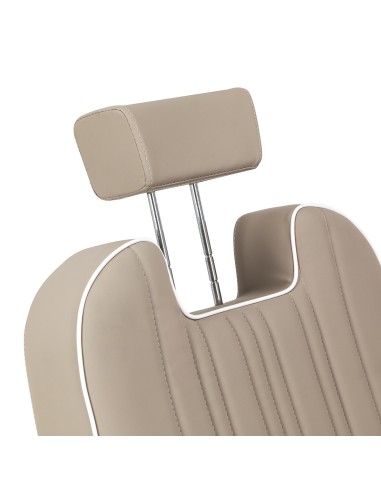 Poltrona da barbiere Gabbiano Rufo beige