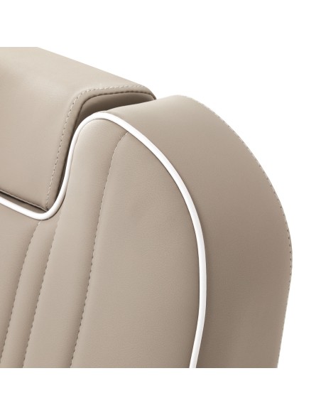Poltrona da barbiere Gabbiano Rufo beige