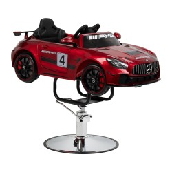 Poltrona da parrucchiere per bambini a forma di Mercedes