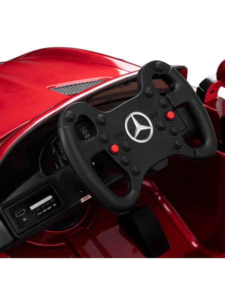 Poltrona da parrucchiere per bambini a forma di Mercedes