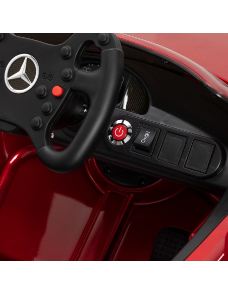 Poltrona da parrucchiere per bambini a forma di Mercedes