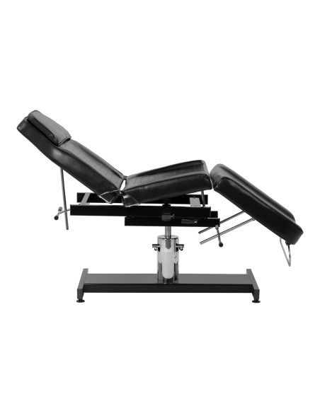 Poltrona per tatuaggi Pro Ink 210DH con base a dondolo nera