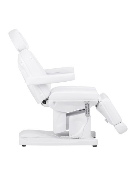 Poltrona da salone elettrica Azzurro 708A a 4 motori bianco brillante
