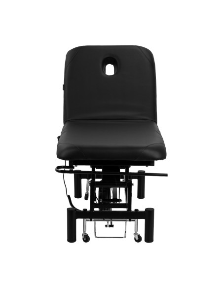 Lettino da massaggio elettrico Azzurro 684A a 1 motore nero