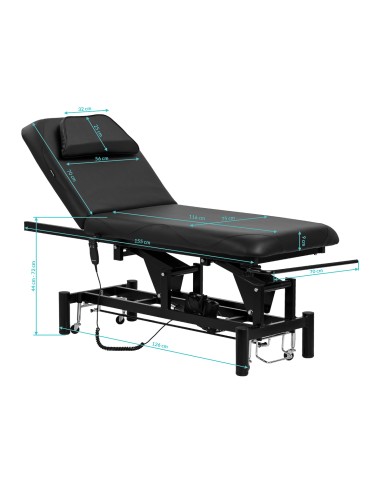 Lettino da massaggio elettrico Azzurro 684A a 1...