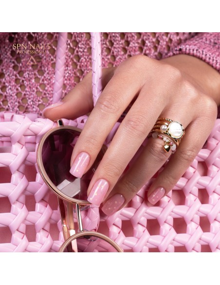 Gel Soak Off Builder Bottle Cream Sparkling Rose 10ml