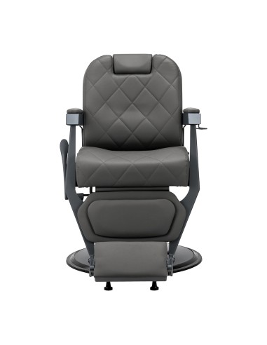 Gabbiano barber chair Bruno grafite con base...
