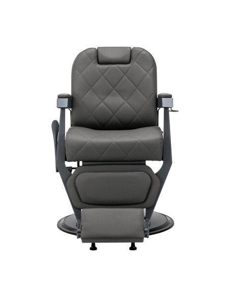 Gabbiano barber chair Bruno grafite con base grigio