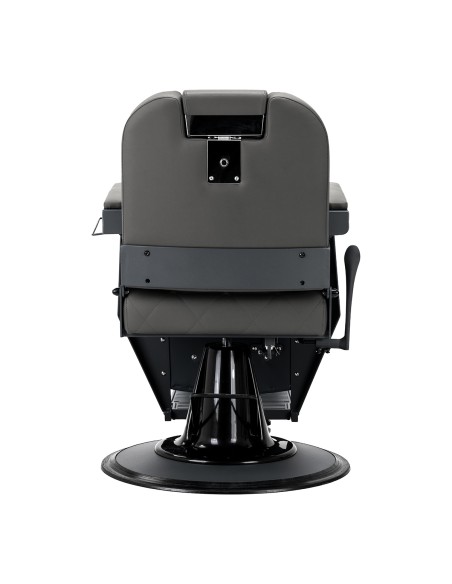 Gabbiano barber chair Bruno grafite con base grigio