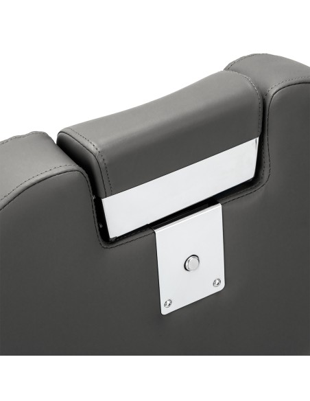 Gabbiano barber chair Bruno grafite con base grigio