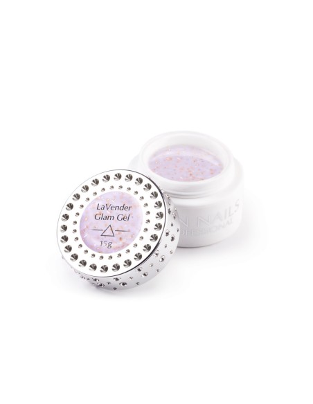 Gel costruttore con scaglie olografiche La Lavader Glam Gel 15g