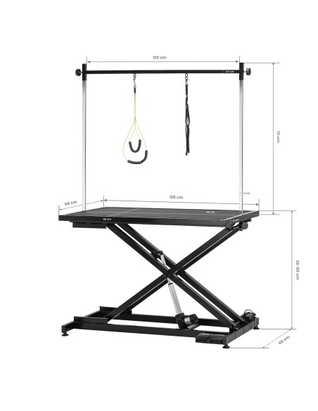 Tavolo da toelettatura elettrico PAW 1 nero