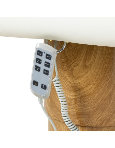 Poltrona da salone elettrica Sillon Cloud 3 motori crema
