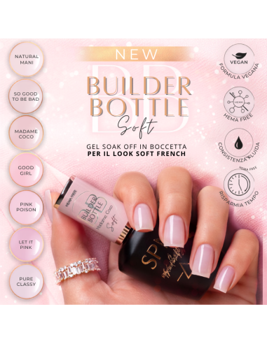 Gel Soak Off Builder Bottle Soft Madame Coco 10ml