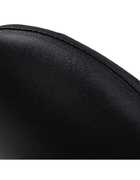Sgabello cosmetico 6001 nero con base nera 