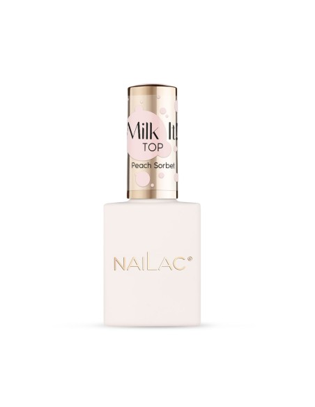 Top Coat Peach Sorbet Milk it! NaiLac 10ml