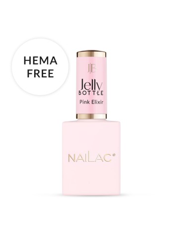 Gel Soak Off Jelly Bottle Pink Elixir NaiLac 10ml