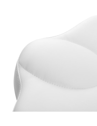 Sgabello cosmetico Azzurro 156-F bump-up bianco...