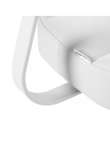 Sgabello cosmetico Azzurro 156-F bump-up bianco...