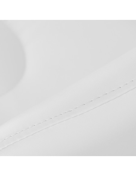 Sgabello cosmetico Azzurro 156-F bump-up bianco come la neve
