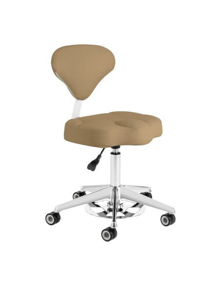 Sgabello cosmetico Azzurro 156-F bump-up beige (caffè chiaro)