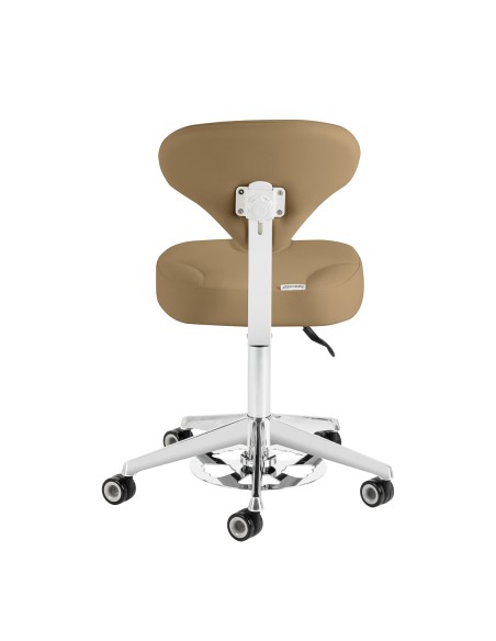 Sgabello cosmetico Azzurro 156-F bump-up beige (caffè chiaro)