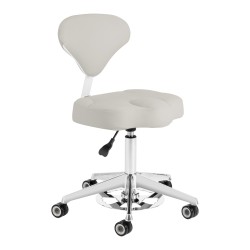 Sgabello cosmetico Azzurro 156-F bump-up grigio