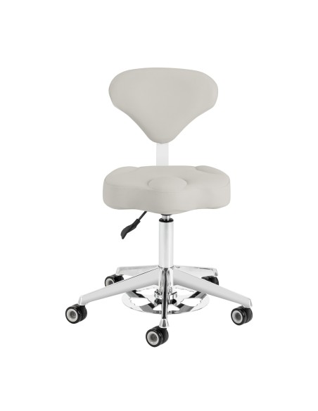 Sgabello cosmetico Azzurro 156-F bump-up grigio