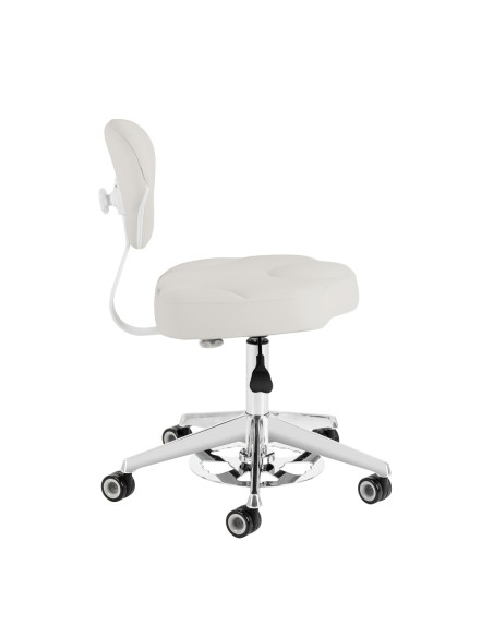 Sgabello cosmetico Azzurro 156-F bump-up grigio