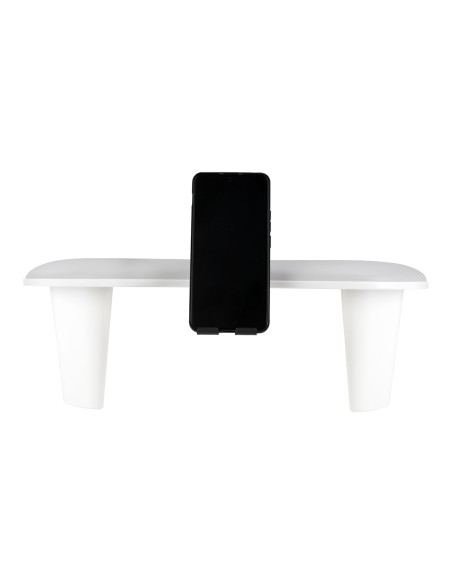 Supporto MOMO per manicure Croissant con supporto per cellulare grigio
