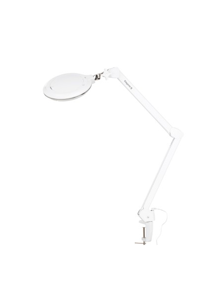 Lampada con lente d'ingrandimento Elegante 6031, 60 LED SMD 3D da appoggio, intensità luminosa regolabile