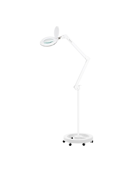 Lampada con lente d'ingrandimento Elegante 6031, 60 LED SMD 3D con treppiede e regolazione dell'intensità luminosa