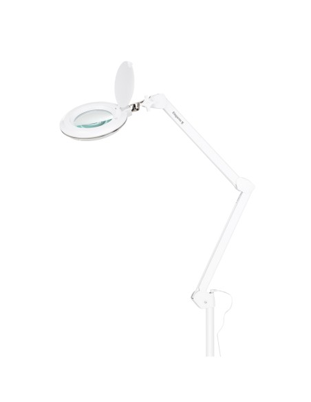 Lampada con lente d'ingrandimento Elegante 6031, 60 LED SMD 3D con treppiede e regolazione dell'intensità luminosa