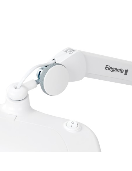 Lampada con lente d'ingrandimento Elegante 6030 con 60 LED SMD da appoggio, intensità luminosa regolabile