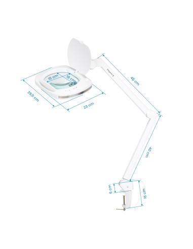Lampada con lente d'ingrandimento Elegante 6030...