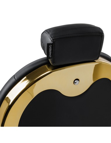 Barber chair Gabbiano Niccolo nero con...