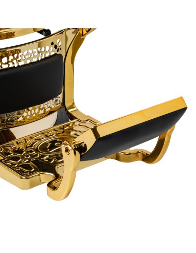 Barber chair Gabbiano Niccolo nero con...